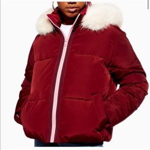 Topshop puffer coat